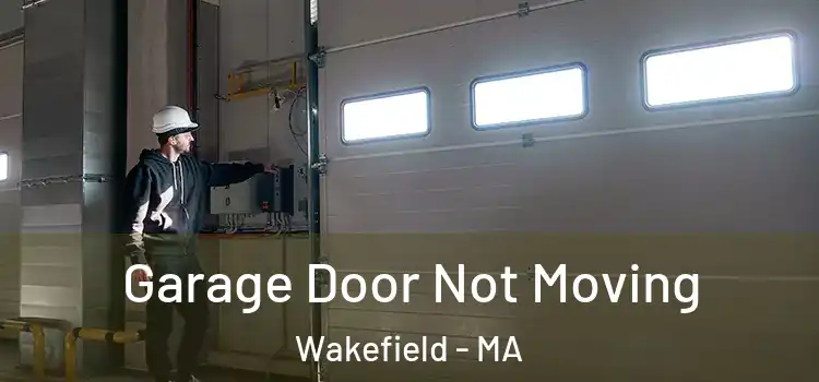  Garage Door Not Moving Wakefield - MA